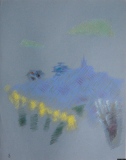 Provence à l'aube - Pastels