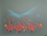 Vignes rouges I - Pastels
